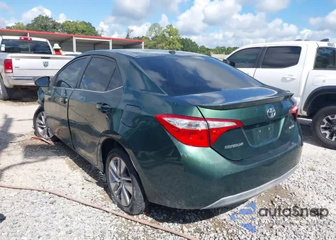 2014 Toyota Corolla Le Eco Plus из США, поврежденный, VIN 5YFBPRHE4EP081171